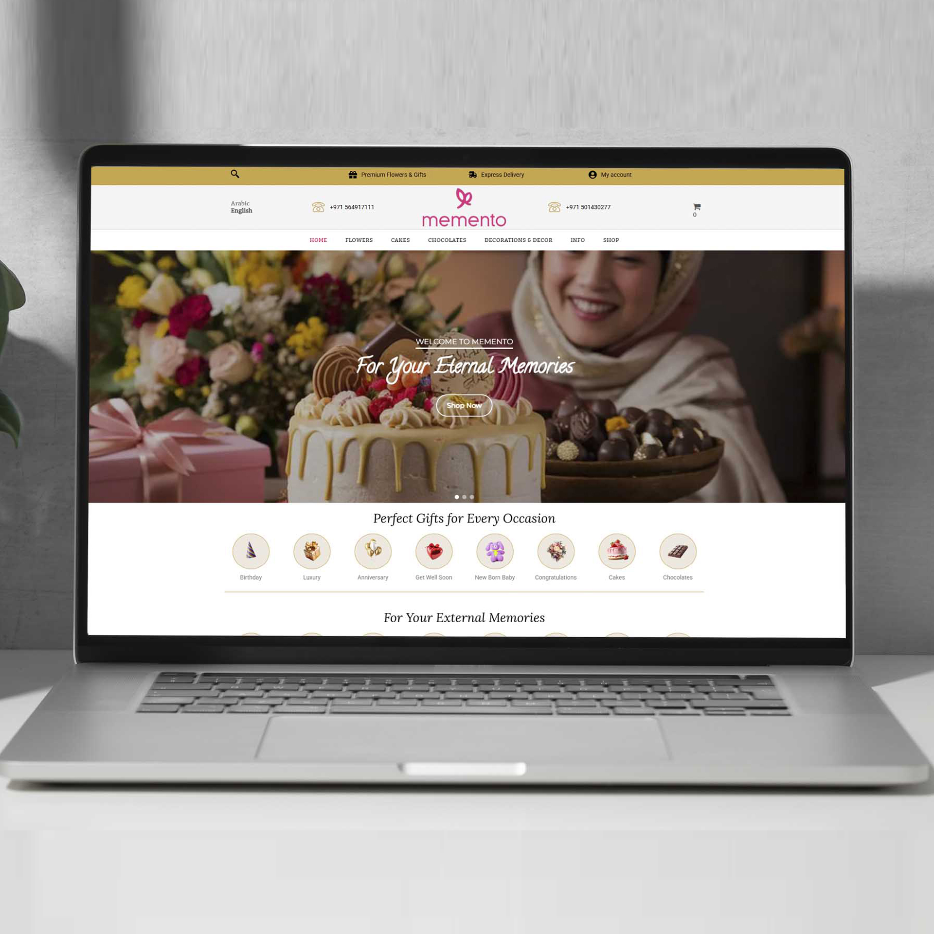e-commerce website